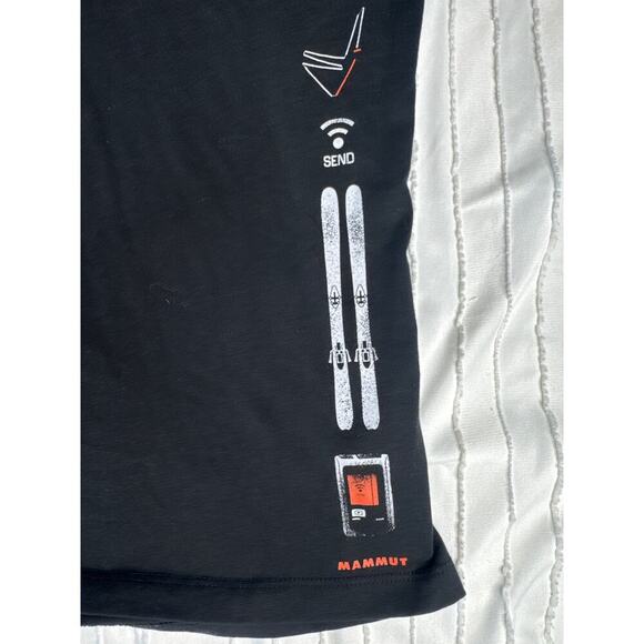 Mammut Core Women’s Snow Graphic T-Shirt – Black, Size Small - Picture 2 of 7
